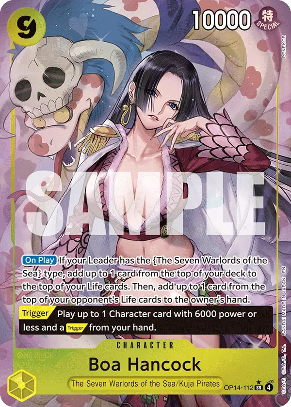 Boa Hancock (Alt Art), The Azure Sea's Seven OP14-112