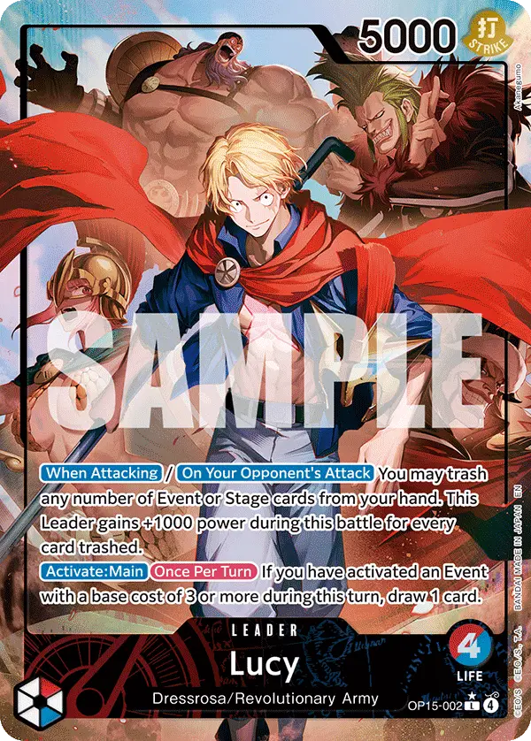 Lucy (Alt Art), Adventure on Kami's Island OP15-002