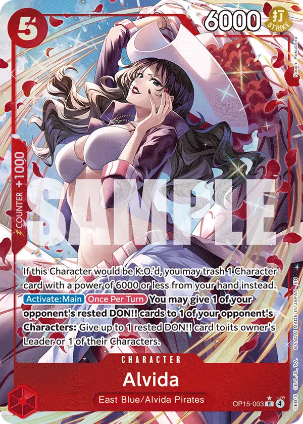 Alvida (Alt Art), Adventure on Kami's Island OP15-003