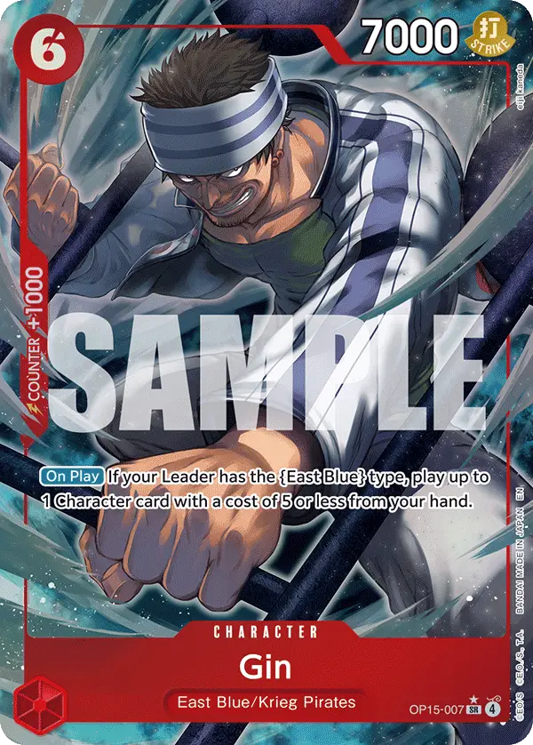 Gin (Alt Art), Adventure on Kami's Island OP15-007