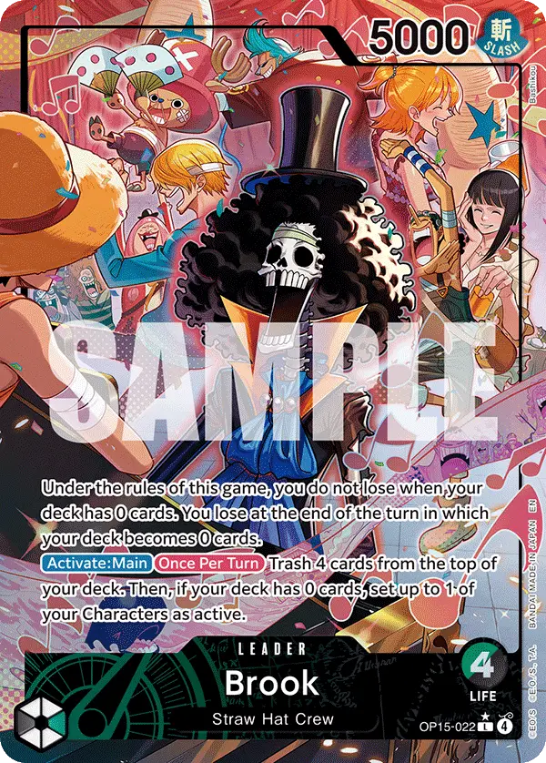 Brook (Alt Art), Adventure on Kami's Island OP15-022