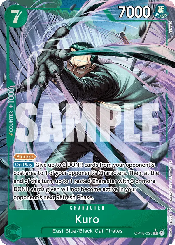 Kuro (Alt Art), Adventure on Kami's Island OP15-025