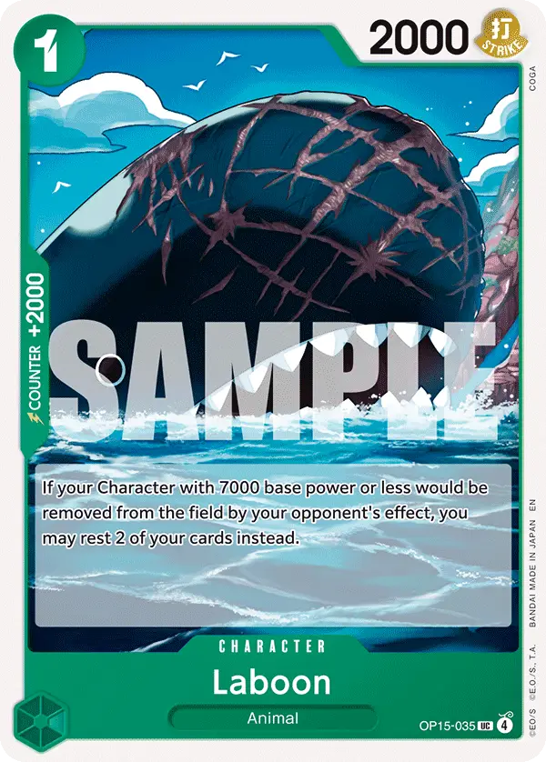 Laboon, Adventure on Kami's Island OP15-035