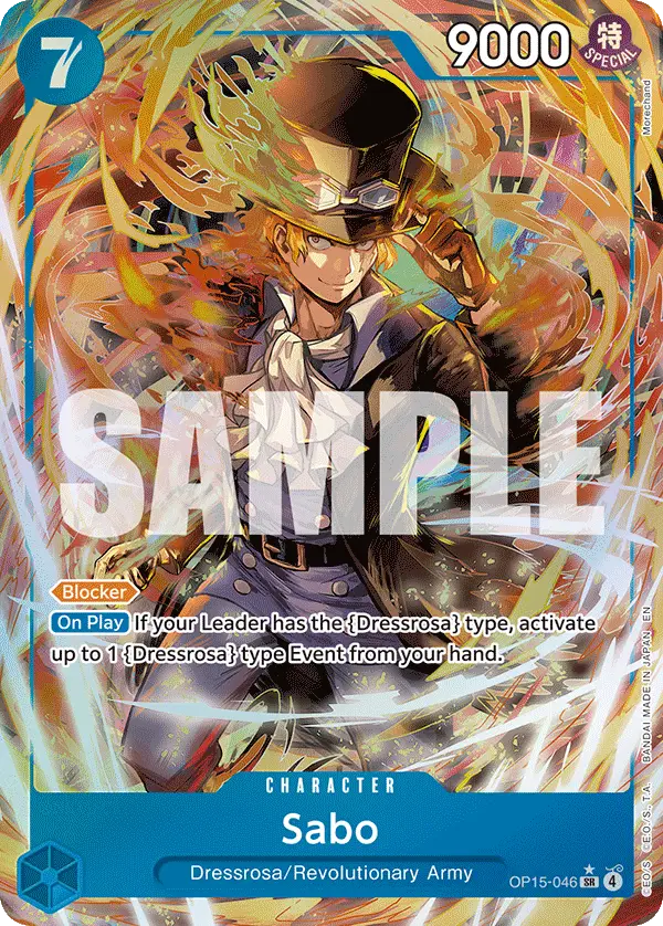 Sabo (Alt Art), Adventure on Kami's Island OP15-046