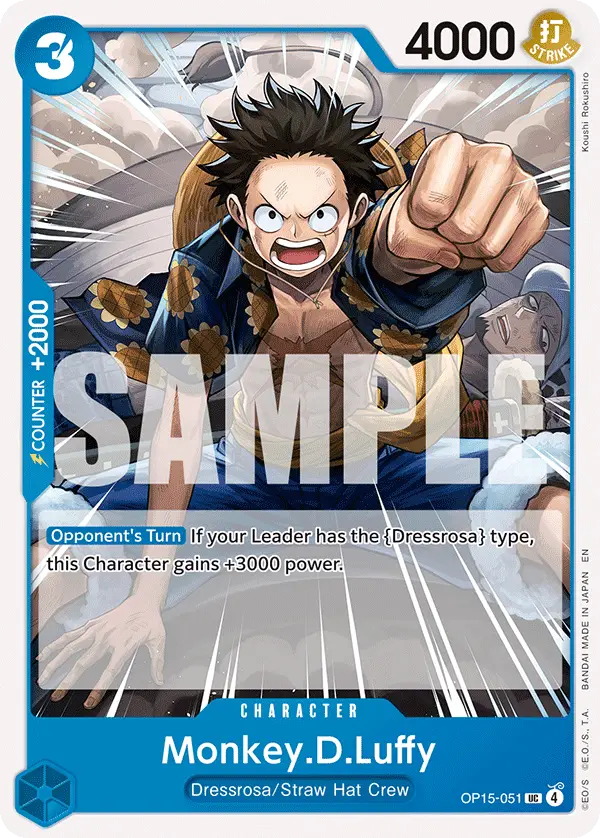 Monkey.D.Luffy, Adventure on Kami's Island OP15-051