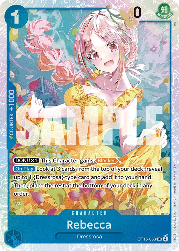 Rebecca, Adventure on Kami's Island OP15-053