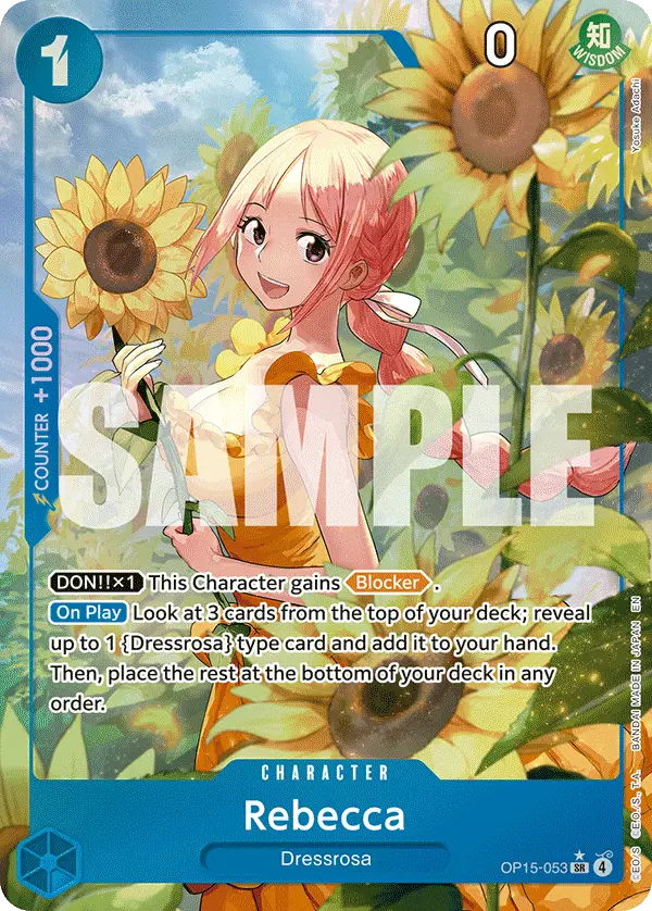 Rebecca (Alt Art), Adventure on Kami's Island OP15-053