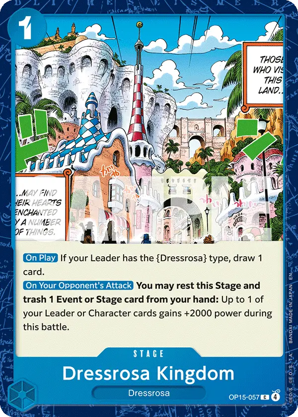 Dressrosa Kingdom, Adventure on Kami's Island OP15-057