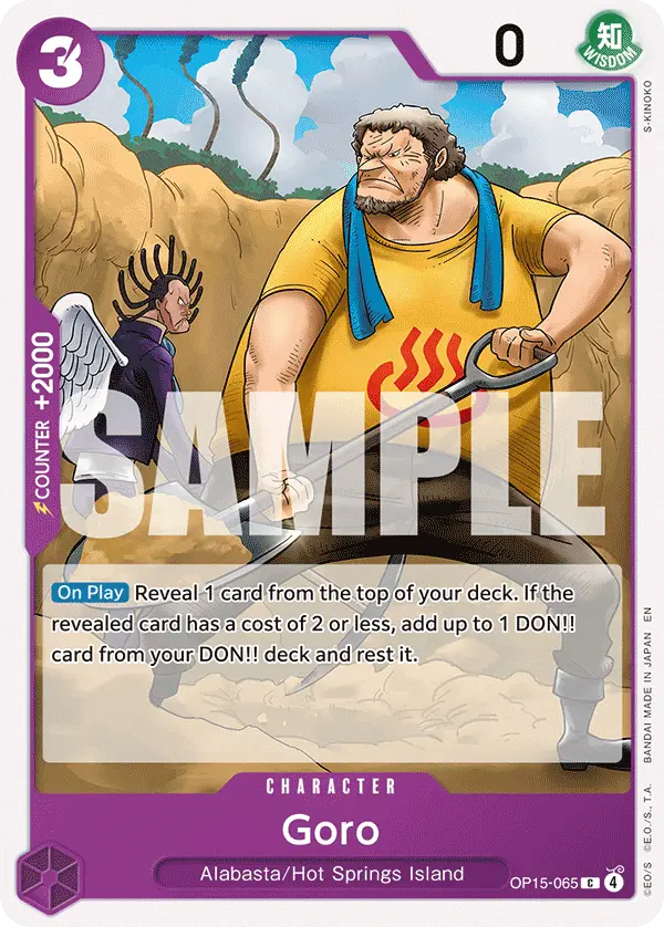 Goro, Adventure on Kami's Island OP15-065