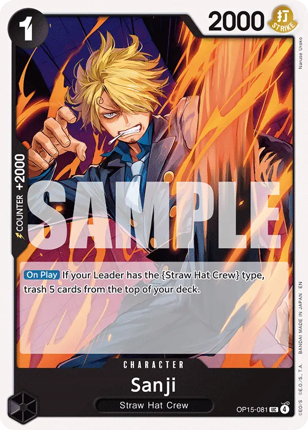 Sanji, Adventure on Kami's Island OP15-081