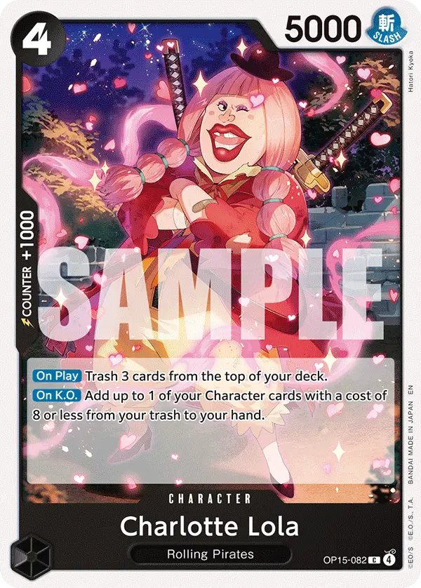 Charlotte Lola, Adventure on Kami's Island OP15-082