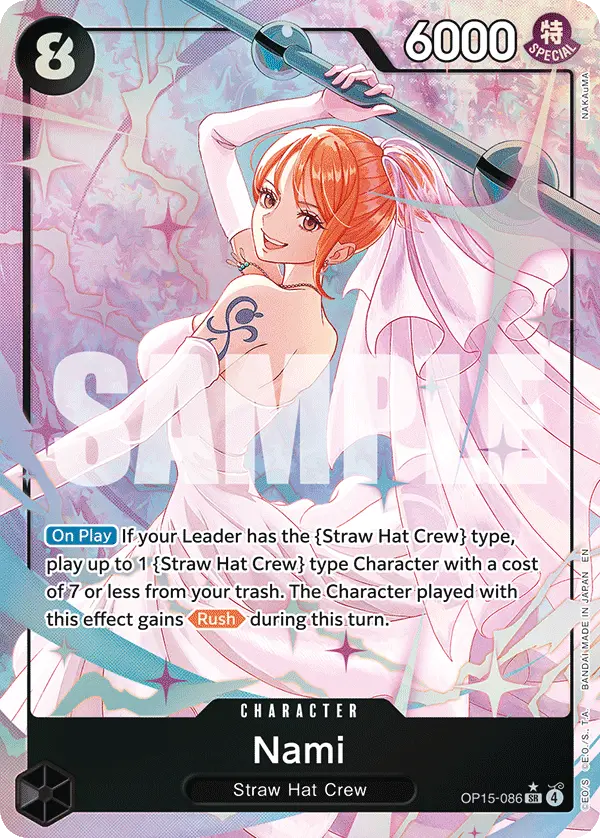 Nami (Alt Art), Adventure on Kami's Island OP15-086