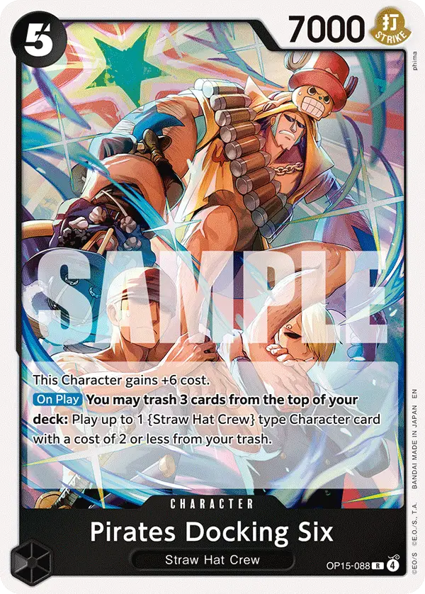Pirates Docking Six, Adventure on Kami's Island OP15-088