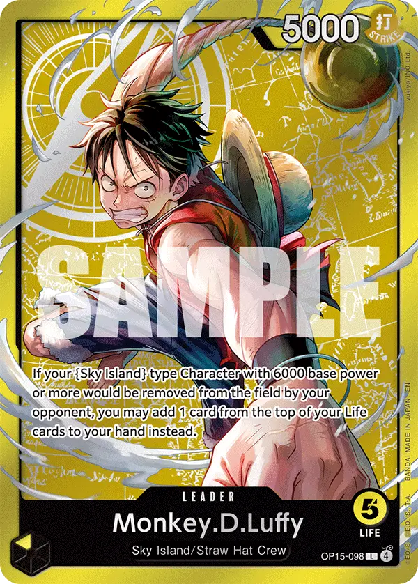 Monkey.D.Luffy (Luffy Deck), Set Sail Deck Set OP15-098