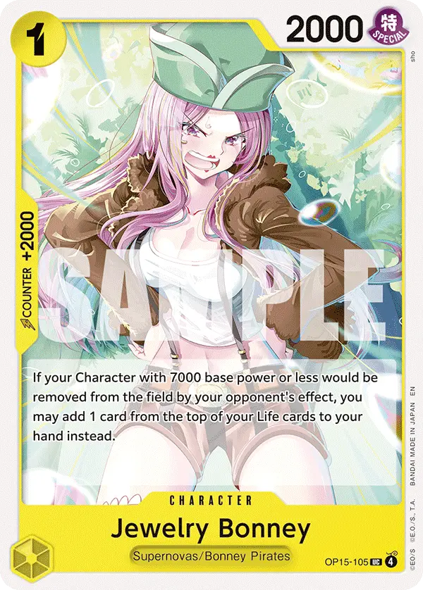 Jewelry Bonney, Adventure on Kami's Island OP15-105