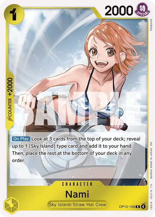Nami, Adventure on Kami's Island OP15-108