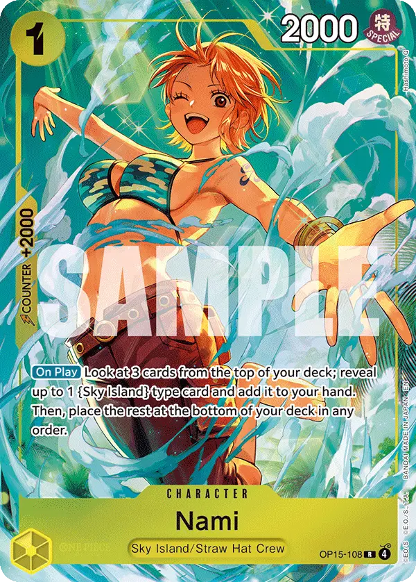 Nami (Premium Card Collection -Best Selection Vol. 6-), One Piece Promotion Cards OP15-108