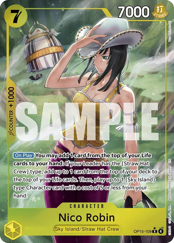 Nico Robin (Alt Art), Adventure on Kami's Island OP15-109