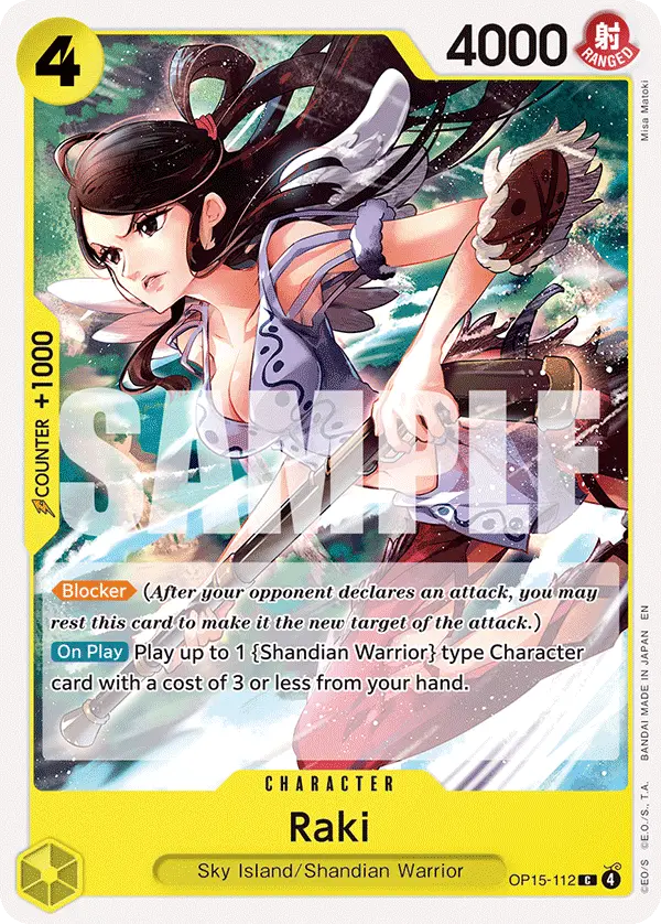 Raki, Adventure on Kami's Island OP15-112