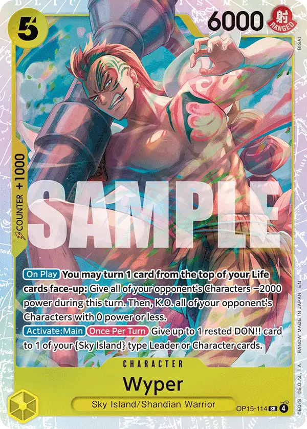 Wyper, Adventure on Kami's Island OP15-114