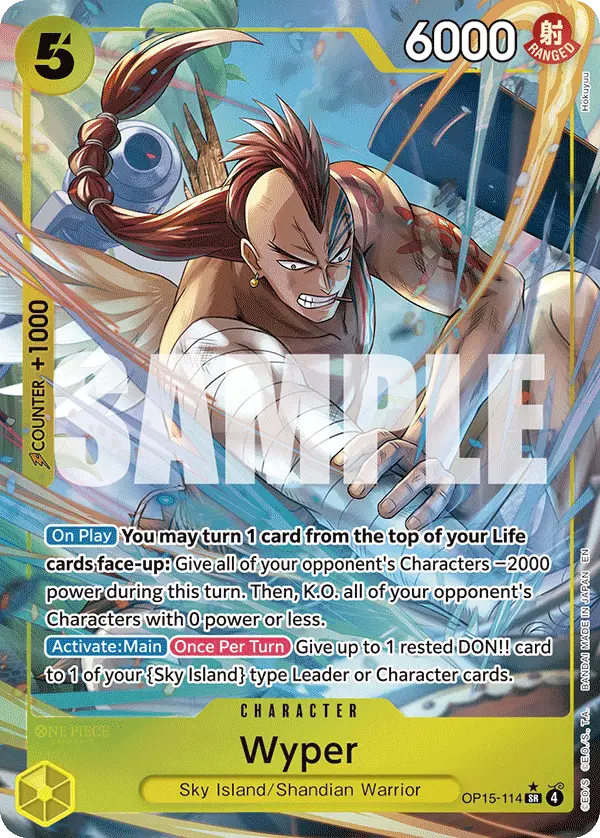 Wyper (Alt Art), Adventure on Kami's Island OP15-114