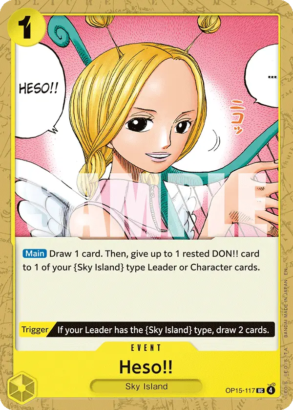Heso!!, Adventure on Kami's Island OP15-117