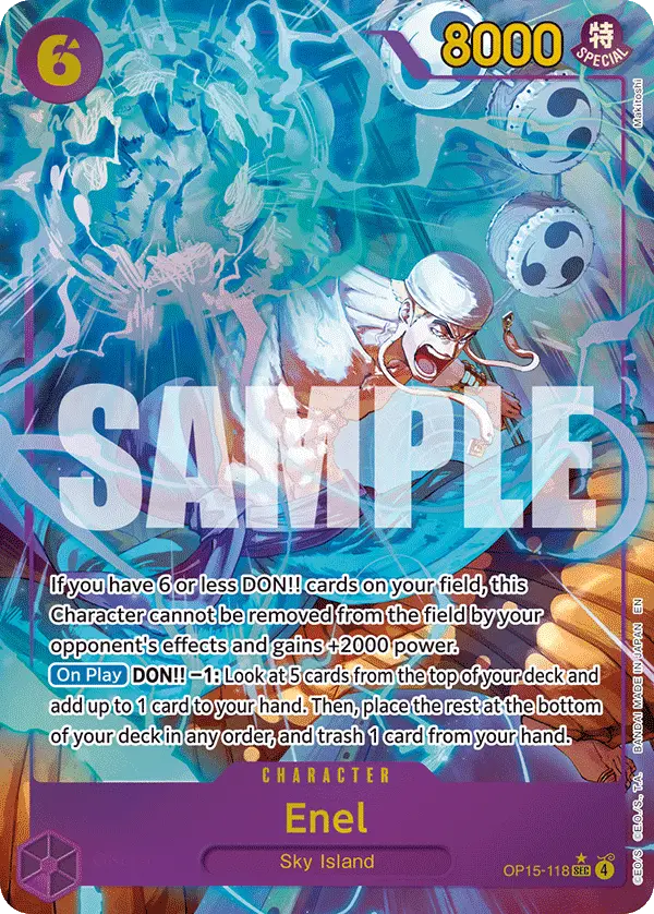 Enel (Alt Art), Adventure on Kami's Island OP15-118
