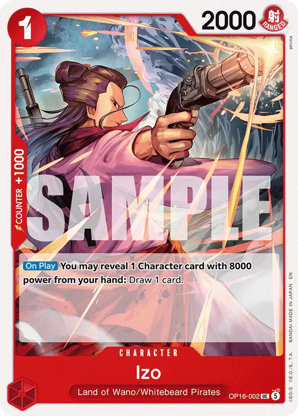 Izo, The Time of Battle OP16-002