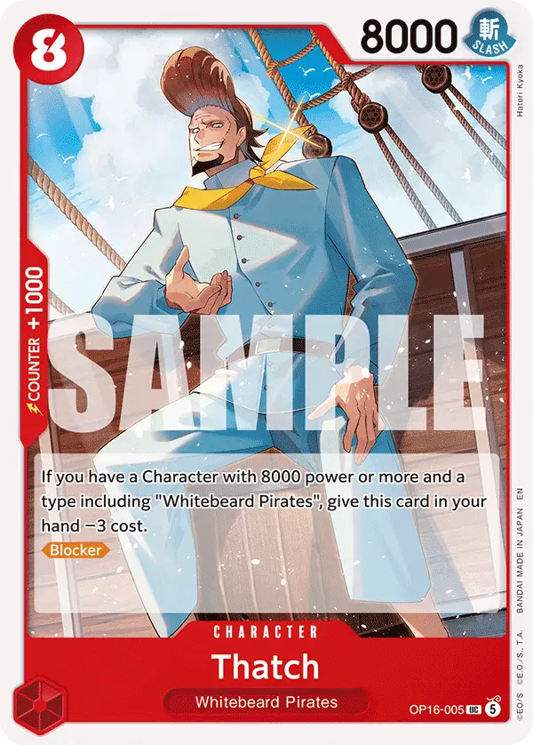 Thatch, The Time of Battle OP16-005