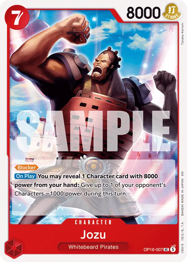 Jozu, The Time of Battle OP16-007