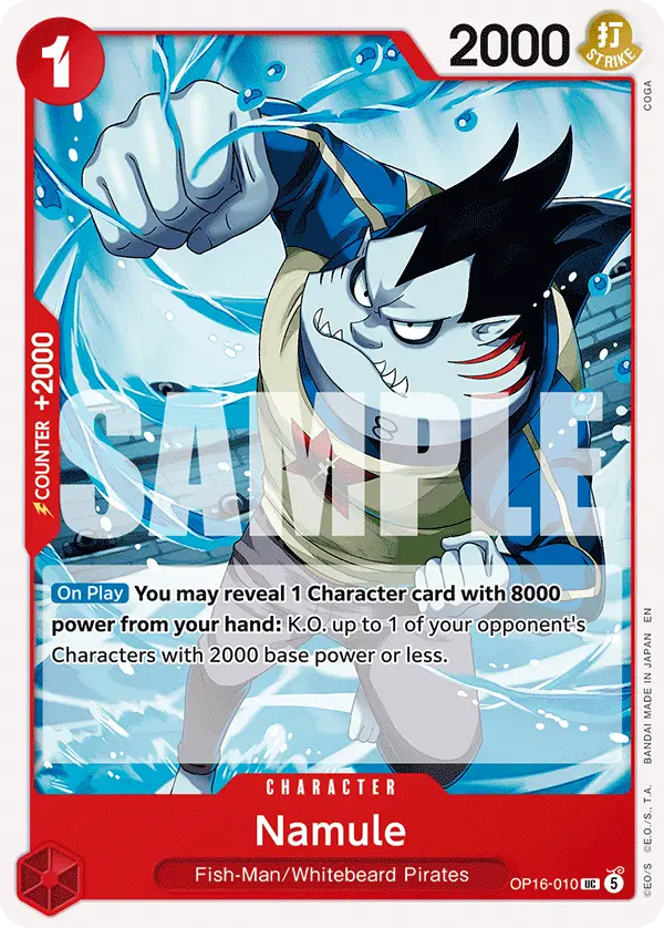 Namule, The Time of Battle OP16-010
