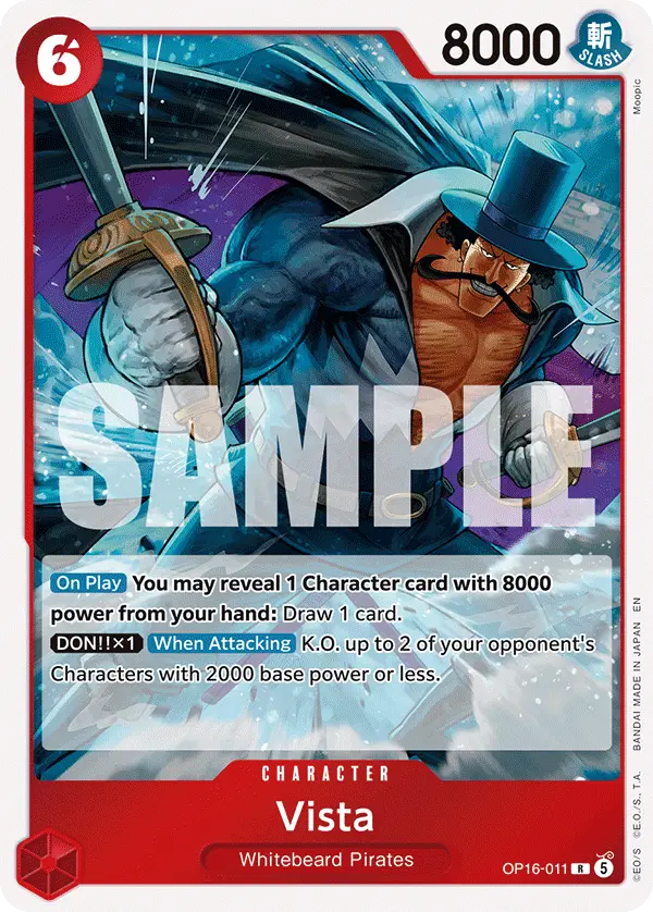 Vista, The Time of Battle OP16-011