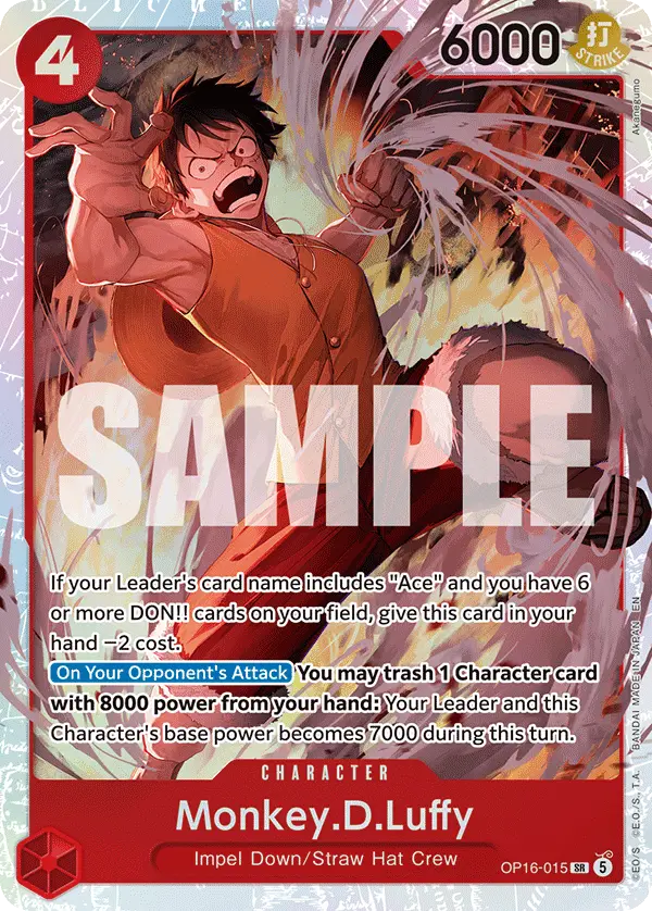 Monkey.D.Luffy, The Time of Battle OP16-015