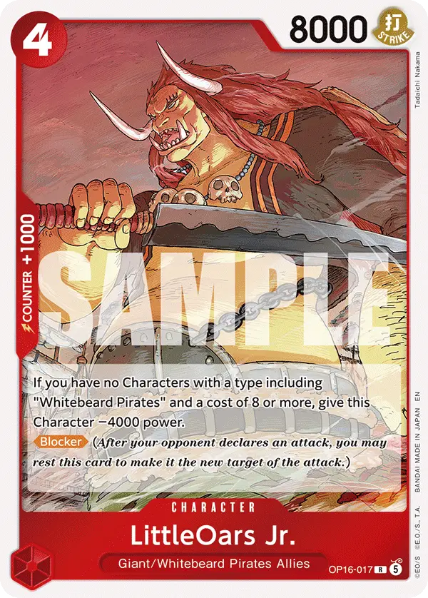 LittleOars Jr., The Time of Battle OP16-017