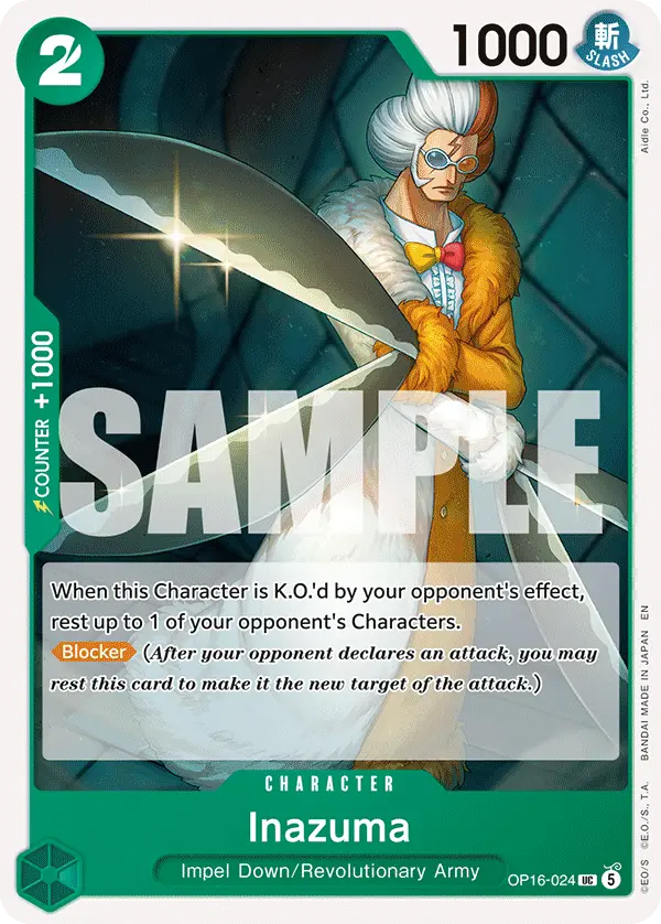 Inazuma, The Time of Battle OP16-024