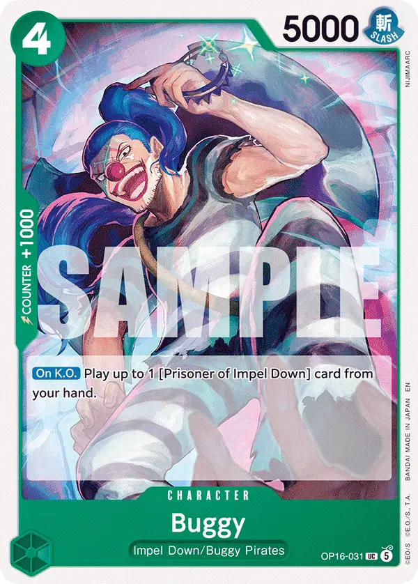 Buggy, The Time of Battle OP16-031