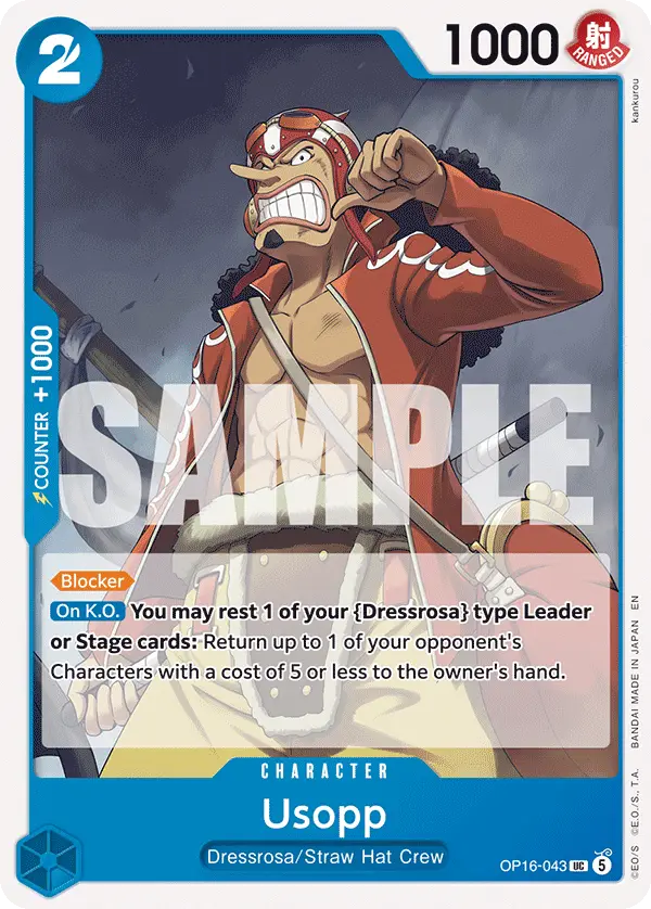 Usopp, The Time of Battle OP16-043