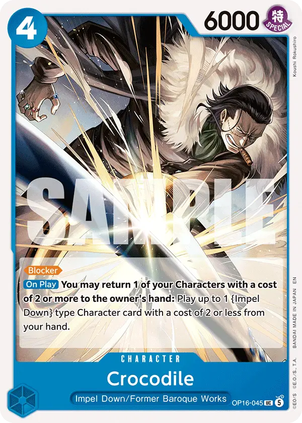 Crocodile, The Time of Battle OP16-045