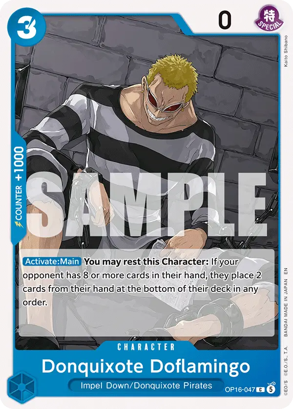 Donquixote Doflamingo, The Time of Battle OP16-047