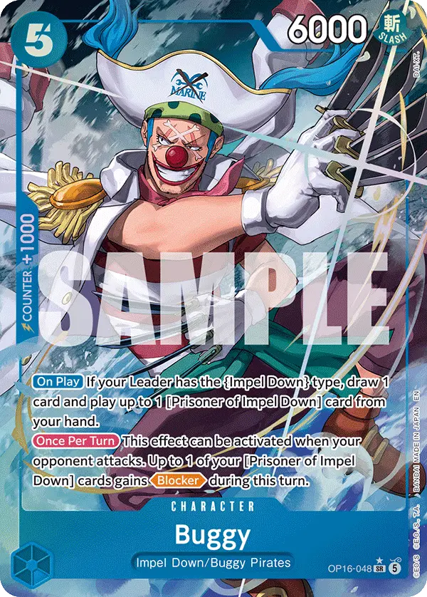 Buggy (Alt Art), The Time of Battle OP16-048