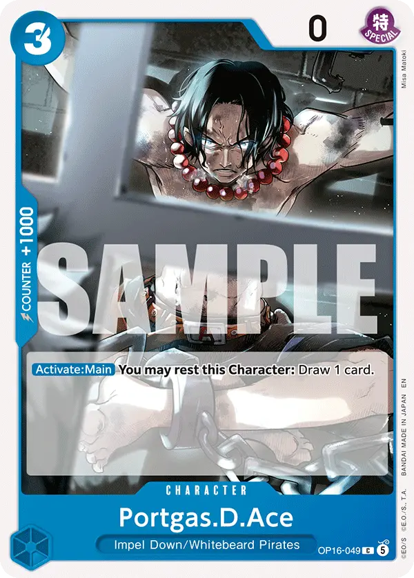 Portgas.D.Ace, The Time of Battle OP16-049