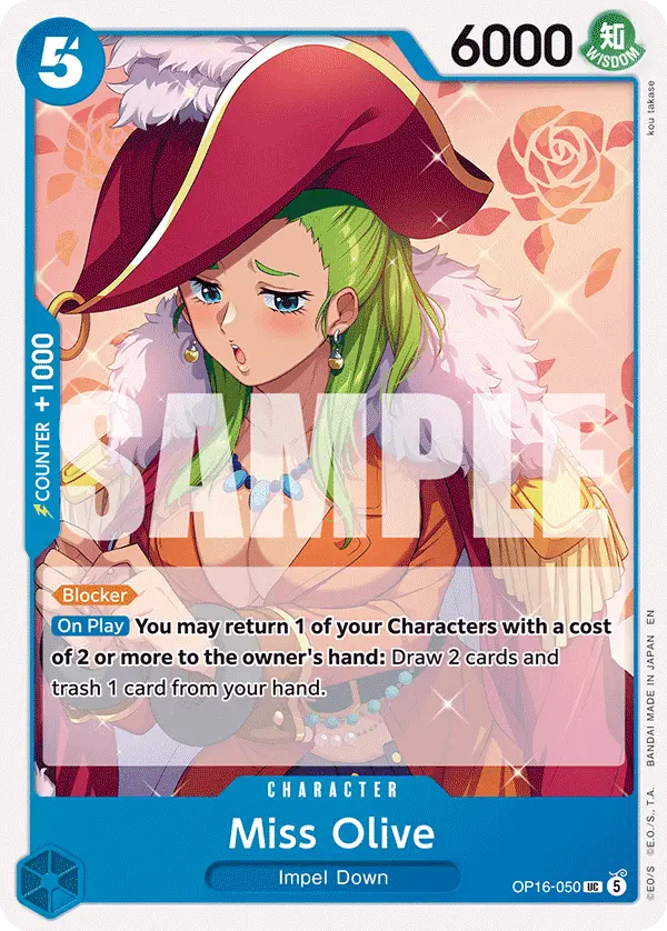 Miss Olive, The Time of Battle OP16-050