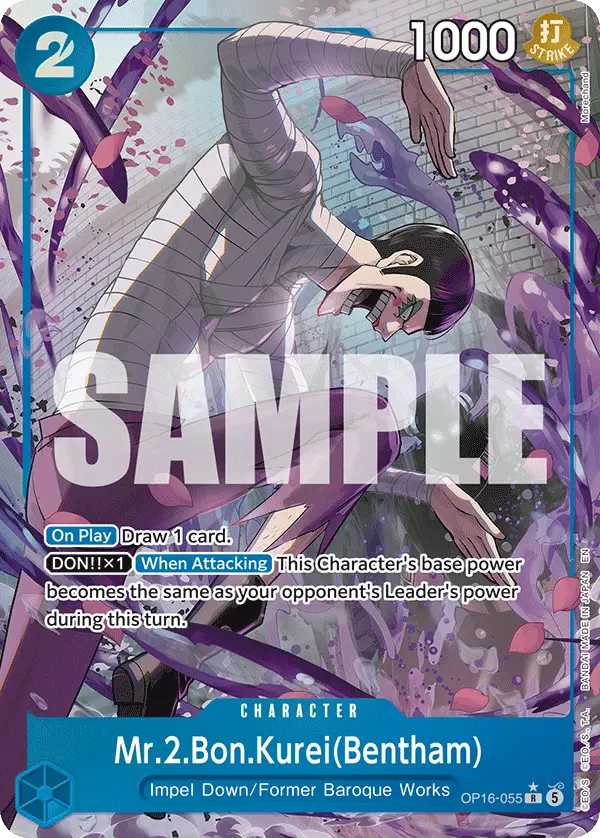 Mr.2.Bon.Kurei (Bentham Alt Art), The Time of Battle OP16-055