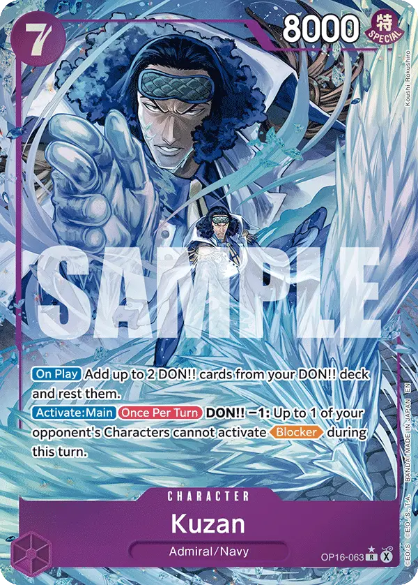 Kuzan (Alt Art), The Time of Battle OP16-063