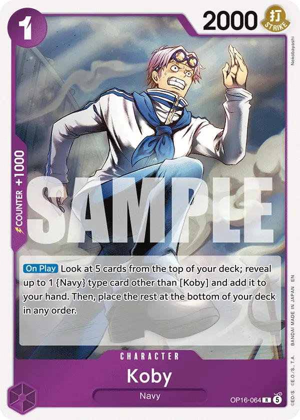 Koby, The Time of Battle OP16-064