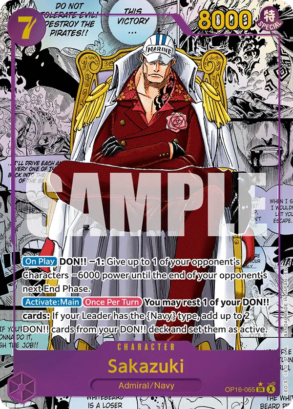 Sakazuki (Manga), The Time of Battle OP16-065
