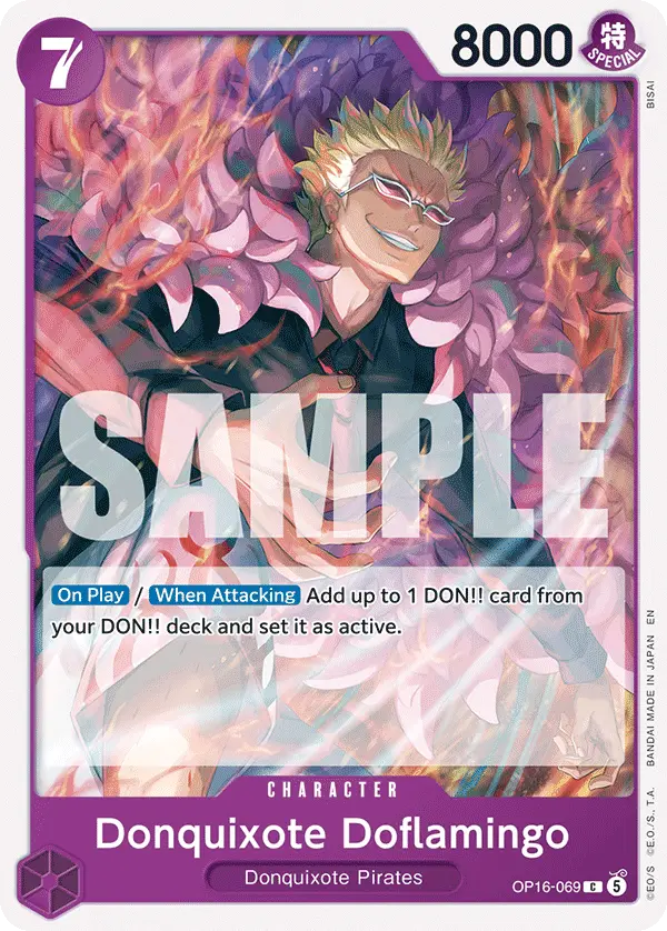 Donquixote Doflamingo, The Time of Battle OP16-069