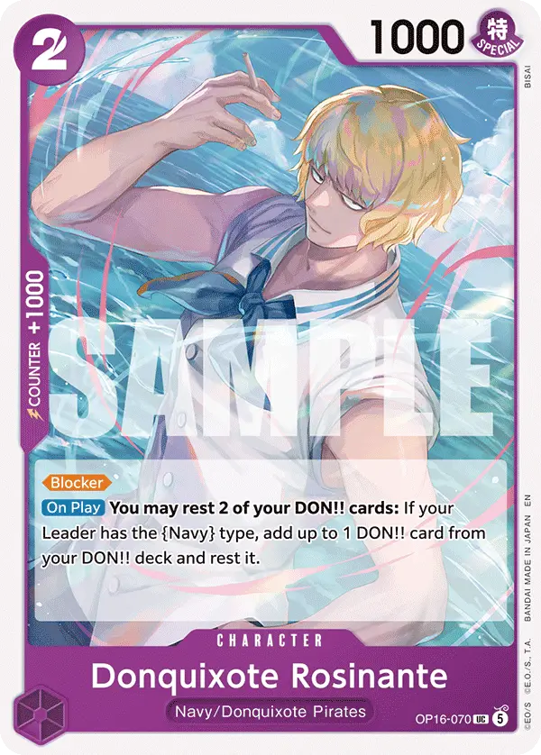 Donquixote Rosinante, The Time of Battle OP16-070