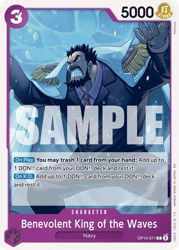 Benevolent King of the Waves, The Time of Battle OP16-071
