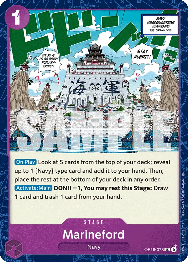 Marineford, The Time of Battle OP16-078